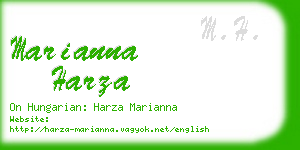 marianna harza business card